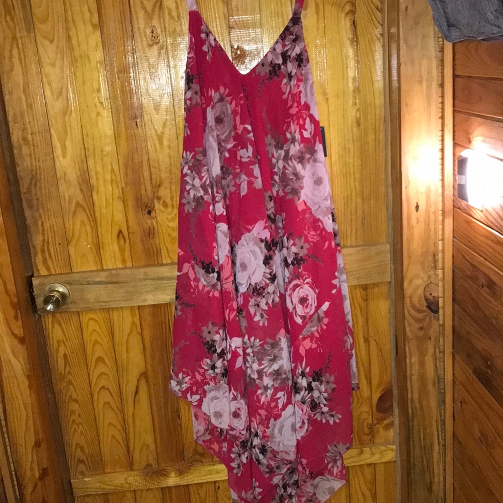 3x Hot Pink Floral Mlle Gabrielle dress